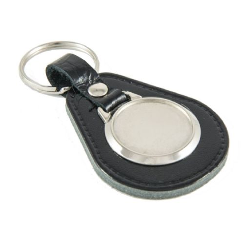 Keyfob Blank Pear 25mm recess